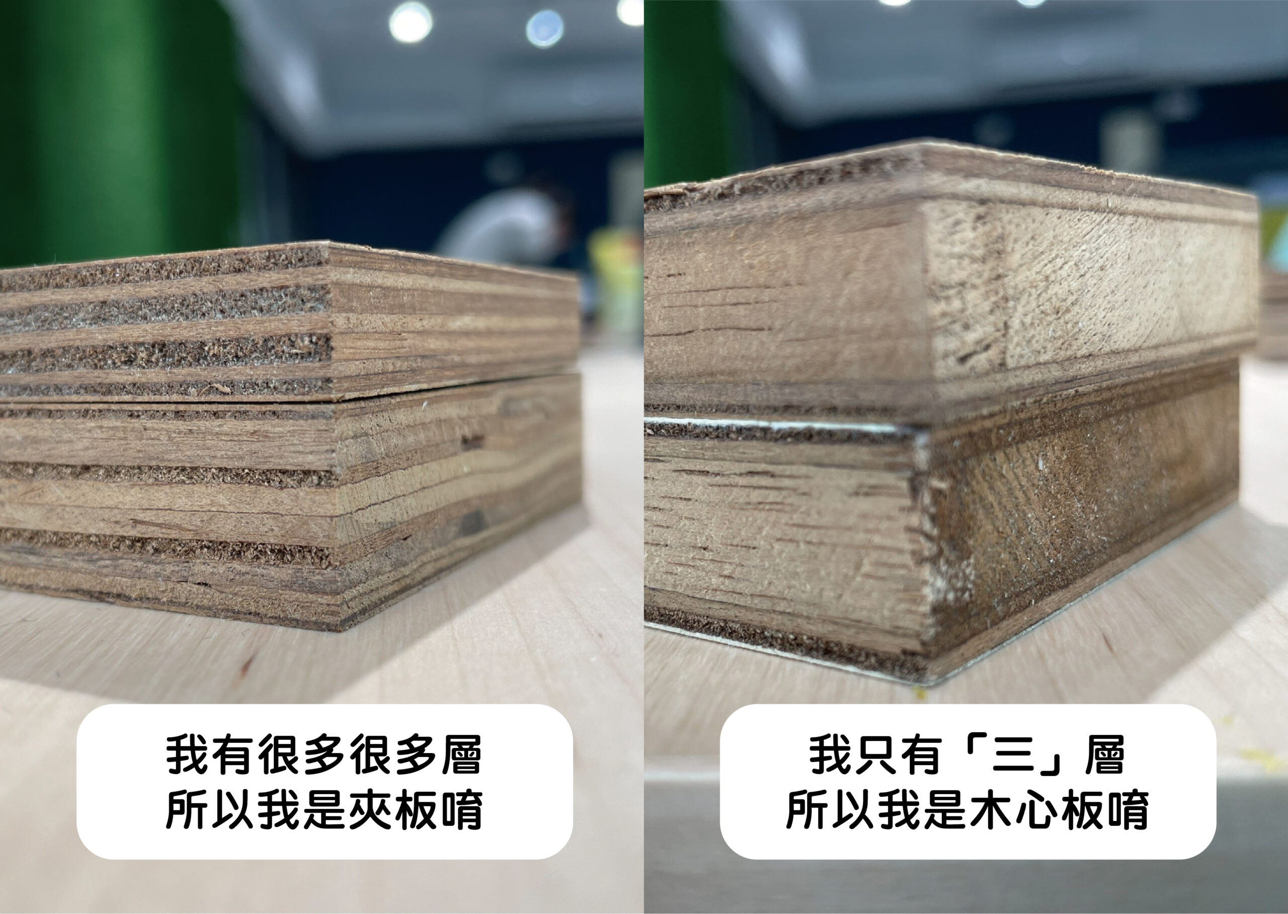 Read more about the article 夾板、木心板傻傻分不清楚？